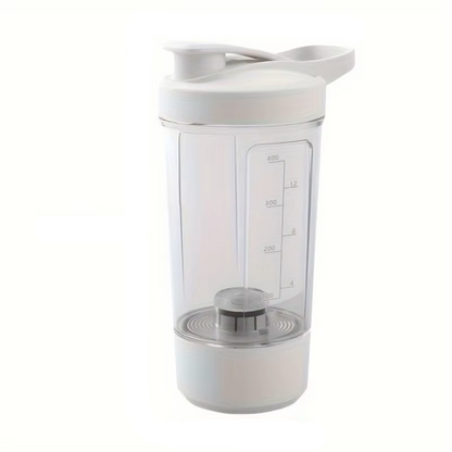 13.53 Oz Portable Electric Self-Stirring Cup USB Bottle White-0
