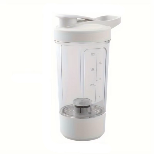 13.53 Oz Portable Electric Self-Stirring Cup USB Bottle White-0